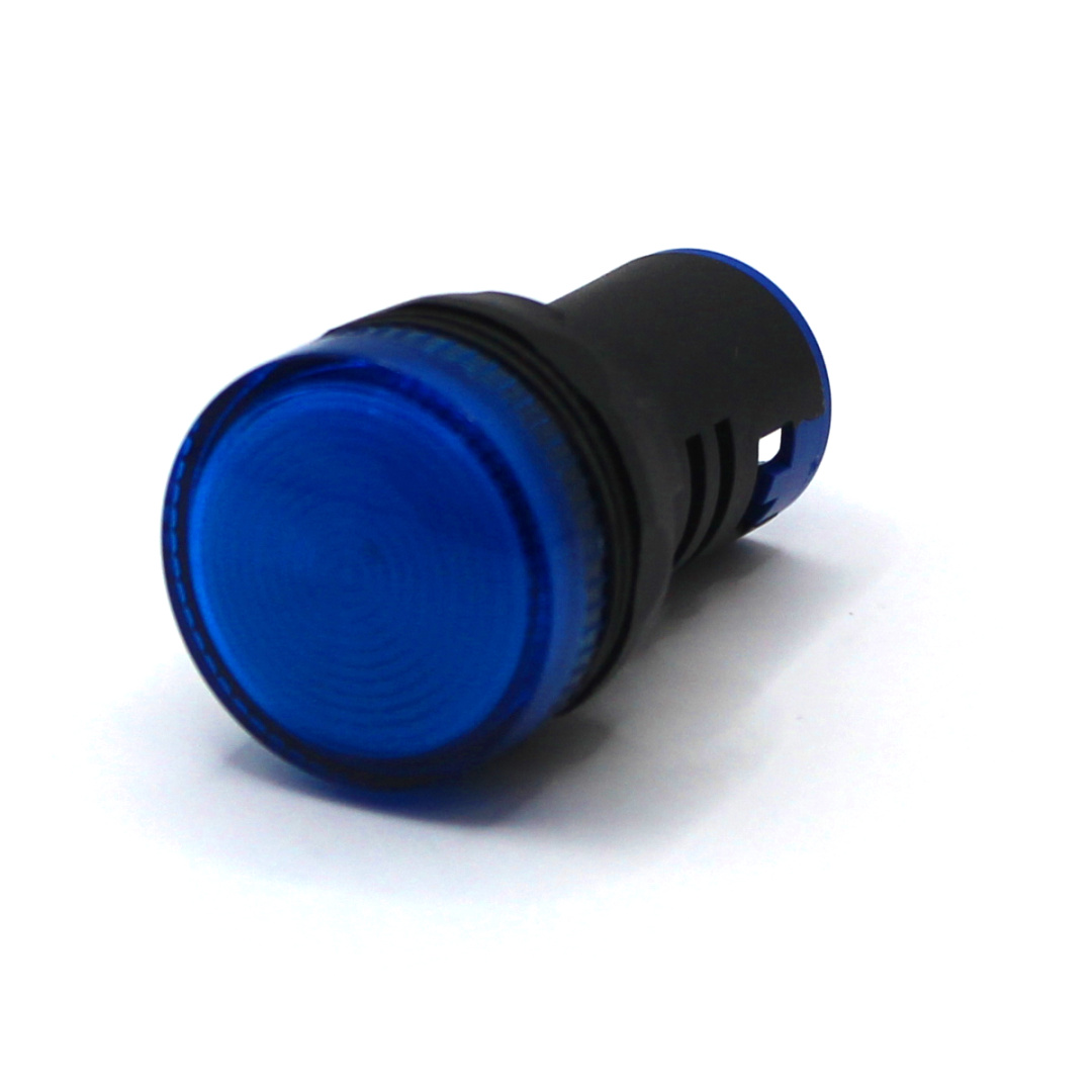 картинка PL22C-220-B Лампа сигнальная, тип С, синяя, 220V, LED AC/DC от магазина Одежда+