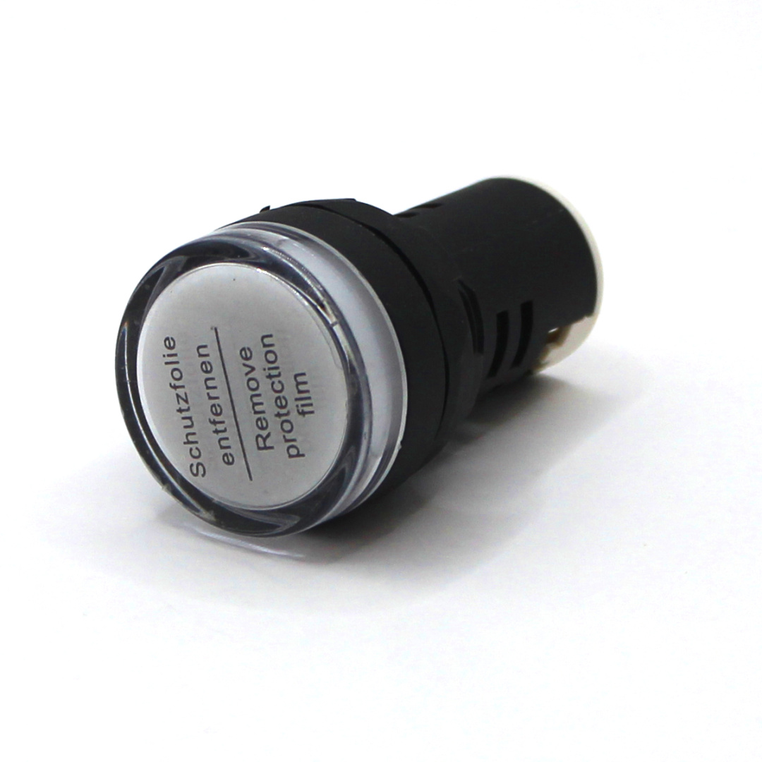 картинка PL22D-012-W Лампа сигнальная, тип D, белая, 12V, LED AC/DC от магазина Одежда+