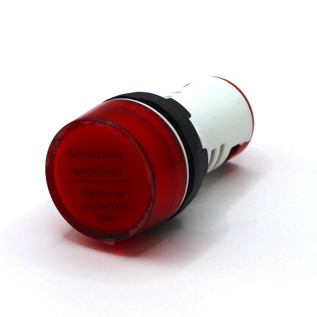 картинка PL22B-024-R Лампа сигнальная, тип B, красная, 24V, LED AC/DC от магазина Одежда+