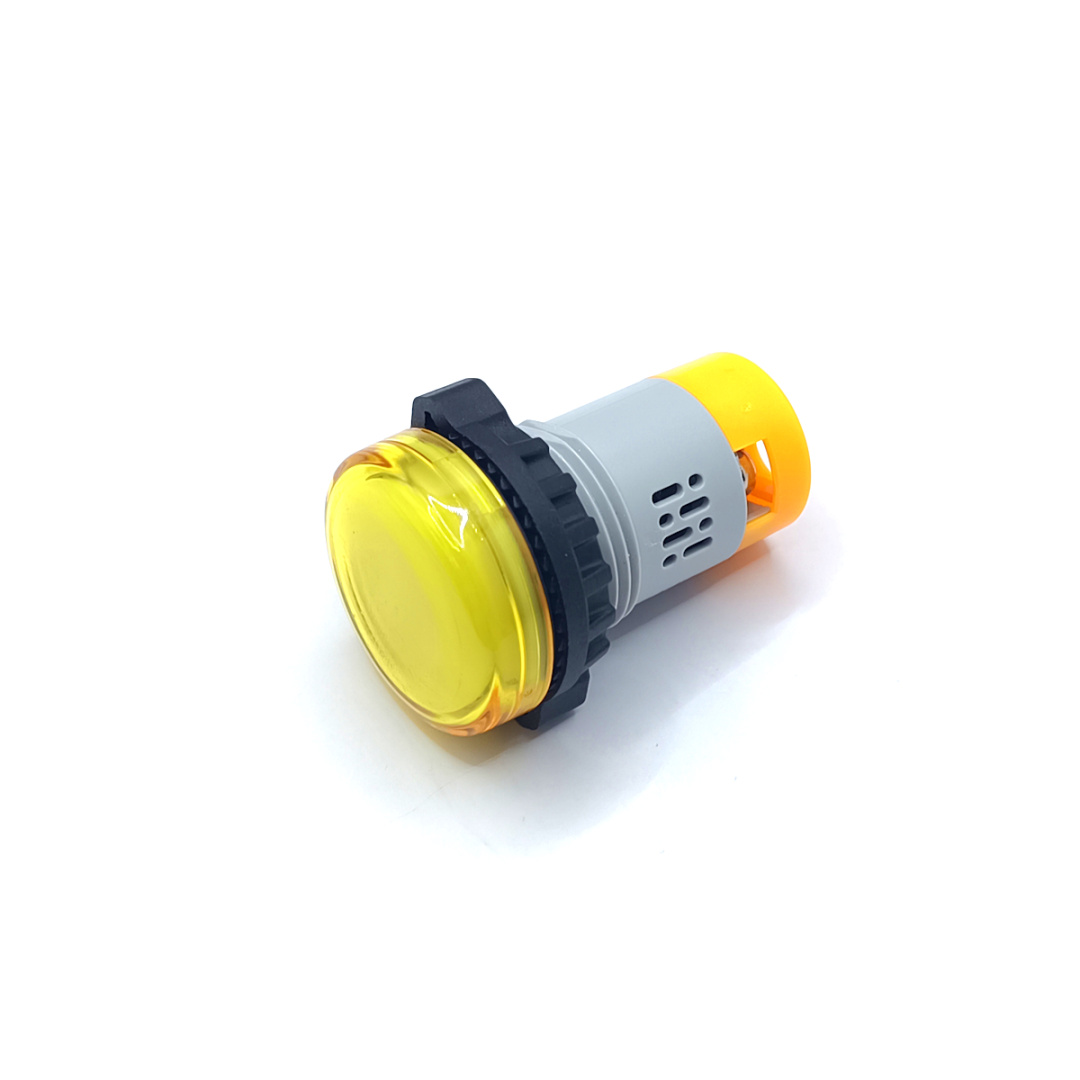 картинка PL22E-220-Y Лампа сигнальная, тип E, жёлтая, 220V, с защитой от мерцания LED AC/DC от магазина Одежда+