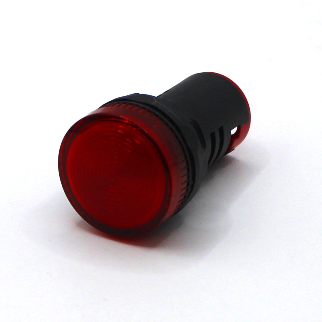 картинка PL22C-024-R Лампа сигнальная, тип С, красная, 24V, LED AC/DC от магазина Одежда+